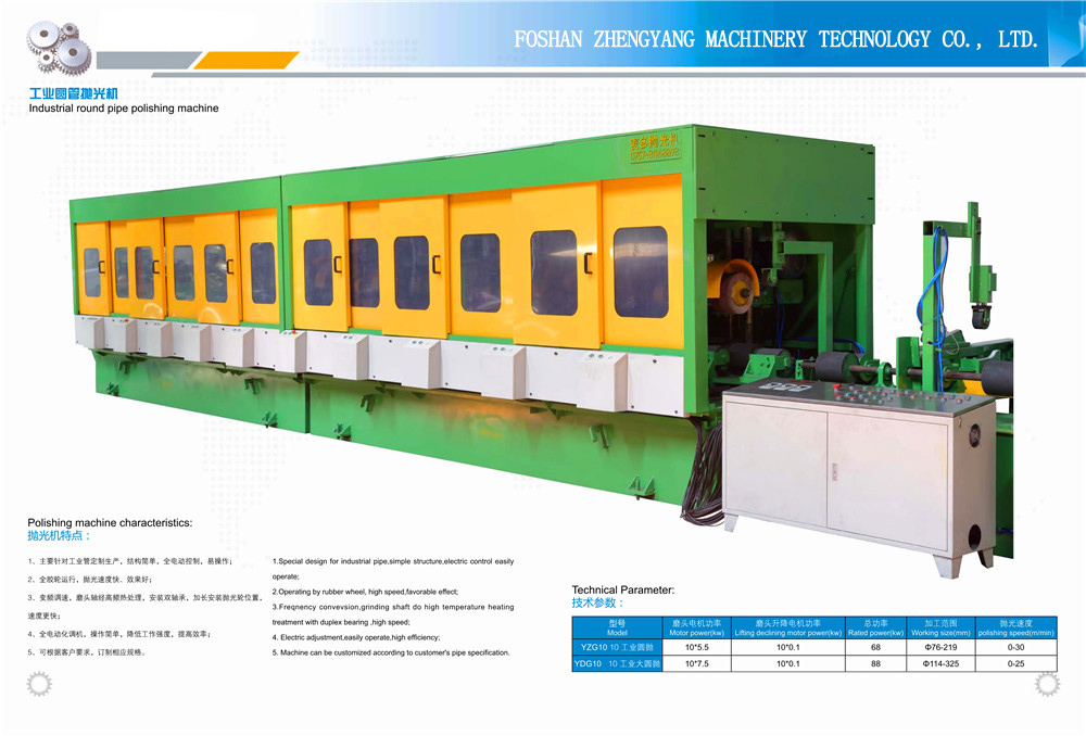 工業(yè)圓管拋光機